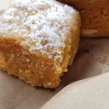 Al-Karam Sweets - Pineapple halwa up front, toffee halwa behind. - Desserts Near Me - Scarborough, Ontario Al-Karam Sweets - Pineapple halwa up front, toffee halwa behind. - Desserts Near Me - Scarborough, Ontario