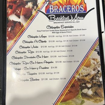 Señor Braceros - a menu for a mexican restaurant - Mexican Near Me - Amarillo, Texas Señor Braceros - a menu for a mexican restaurant - Mexican Near Me - Amarillo, Texas