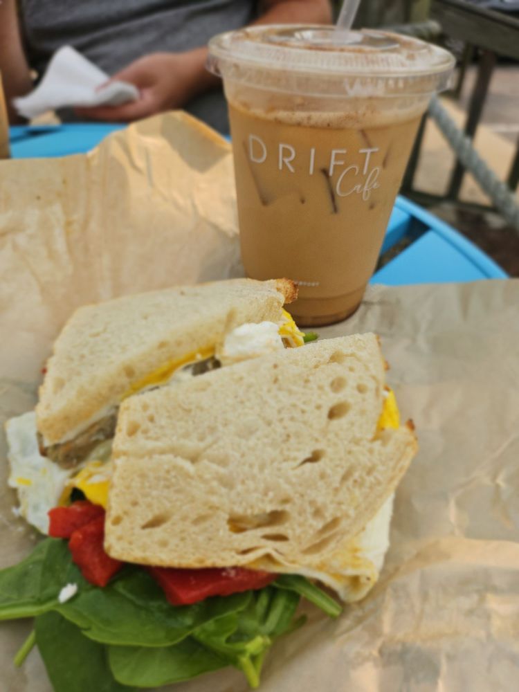 Drift Cafe - Narragansett Logo