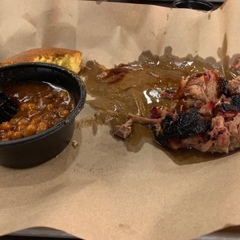 Mission BBQ - Brisket, baked beans, and corn bread. - Barbeque Near Me - Orlando, Florida Mission BBQ - Brisket, baked beans, and corn bread. - Barbeque Near Me - Orlando, Florida