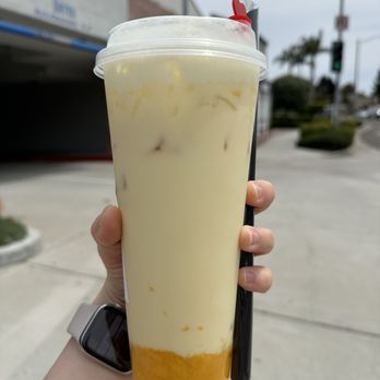Mellow Tea Studio - Mango milk tea with agar boba - Bubble Tea Near Me - Redondo Beach, California Mellow Tea Studio - Mango milk tea with agar boba - Bubble Tea Near Me - Redondo Beach, California