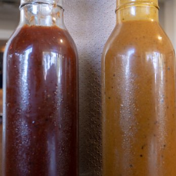 Interstellar BBQ - 2 kinds of sauce - Barbeque Near Me - Austin, Texas