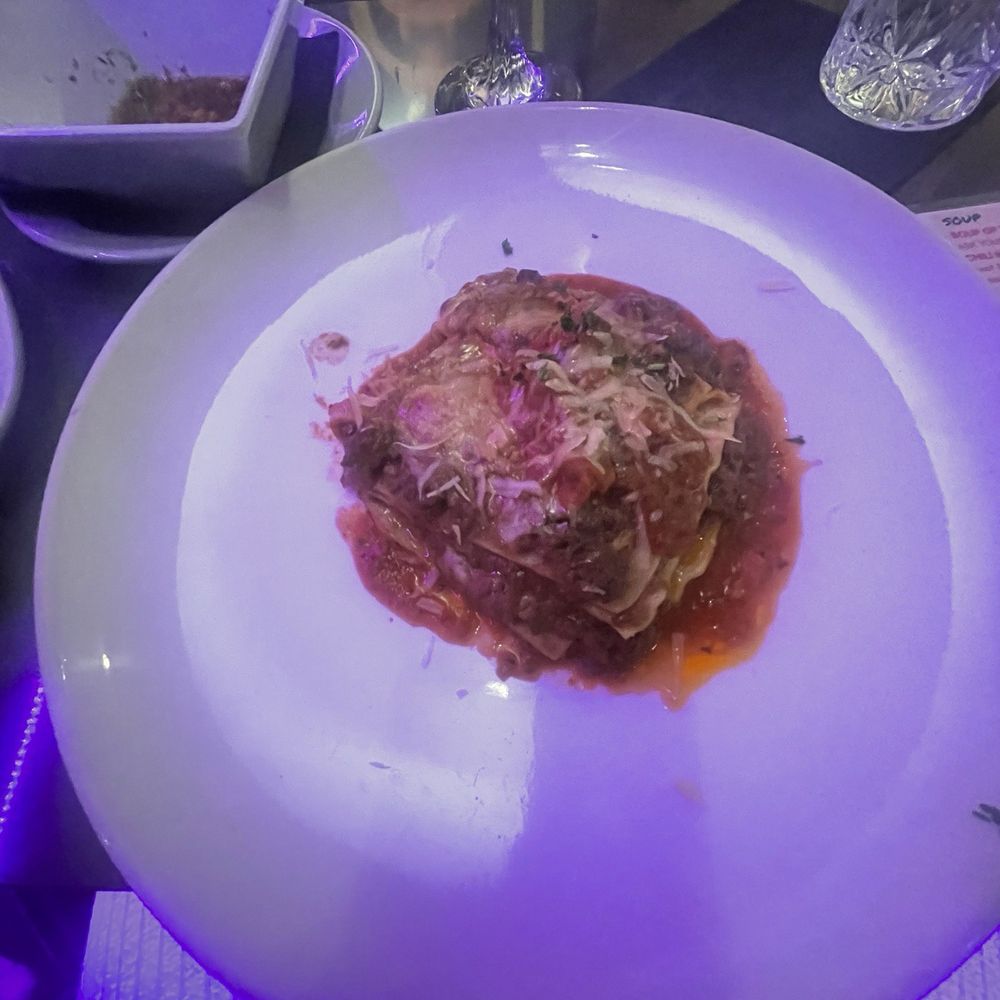 Small plate size Lasagna