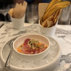 Toro Toro - Peruvian Ceviche. Very fresh and done quite well.