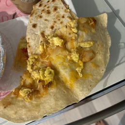 Egg and cheese quesadilla