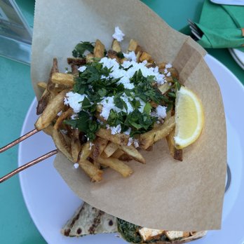 Kale My Name - Greek Fries - Vegetarian Near Me - Chicago, Illinois Kale My Name - Greek Fries - Vegetarian Near Me - Chicago, Illinois