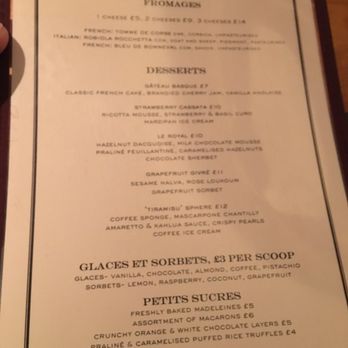 Bar Boulud - French Near Me - London, XGL