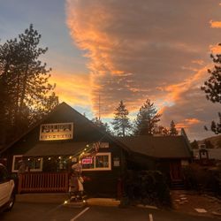 Mile High Pizza - Mile high with some cool clouds in the background