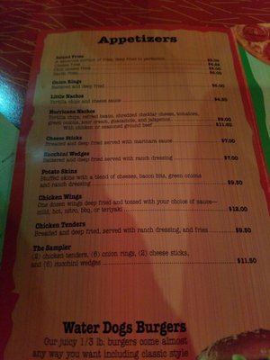 Menu photo 8 Water Dogs Sparks, NV Menu photo 8 Water Dogs Sparks, NV