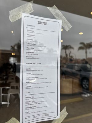 Menu photo 1 Bums Coffee Downey, CA Menu photo 1 Bums Coffee Downey, CA