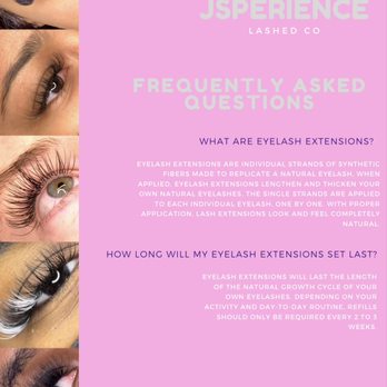 Jsperience Lashed - FAQ 1 - Eyelash Service Near Me Jsperience Lashed - FAQ 1 - Eyelash Service Near Me