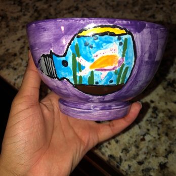 All Fired Up - Ceramic bowl after being glazed - Arts & Crafts Near Me - Atlanta, Georgia
