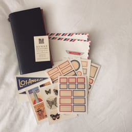 Bought all the stickers here! The journal is mine. Bought all the stickers here! The journal is mine.