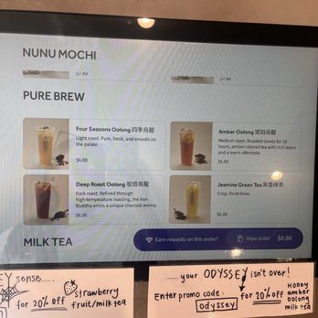 Teazzi Tea Shop - Menu 7/2026 - Bubble Tea Near Me - Monterey Park, California