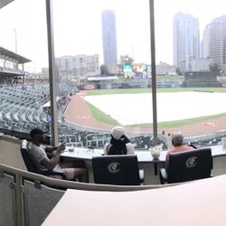 BB&T Ballpark - View from the home plate club!