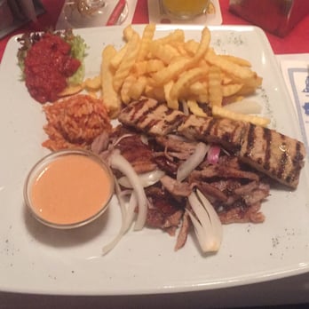 El Greco - Lecker Gyros mit Sulfaki und Metaxa Soße ! - International Near Me - Weyhausen, NI