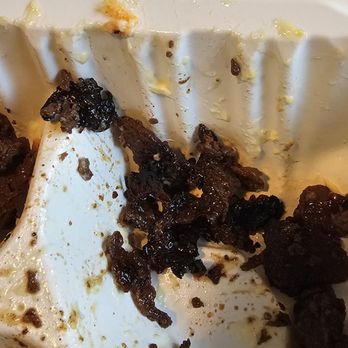 Ono Hawaiian BBQ - Burned meat. - Barbeque Near Me - Chino, California