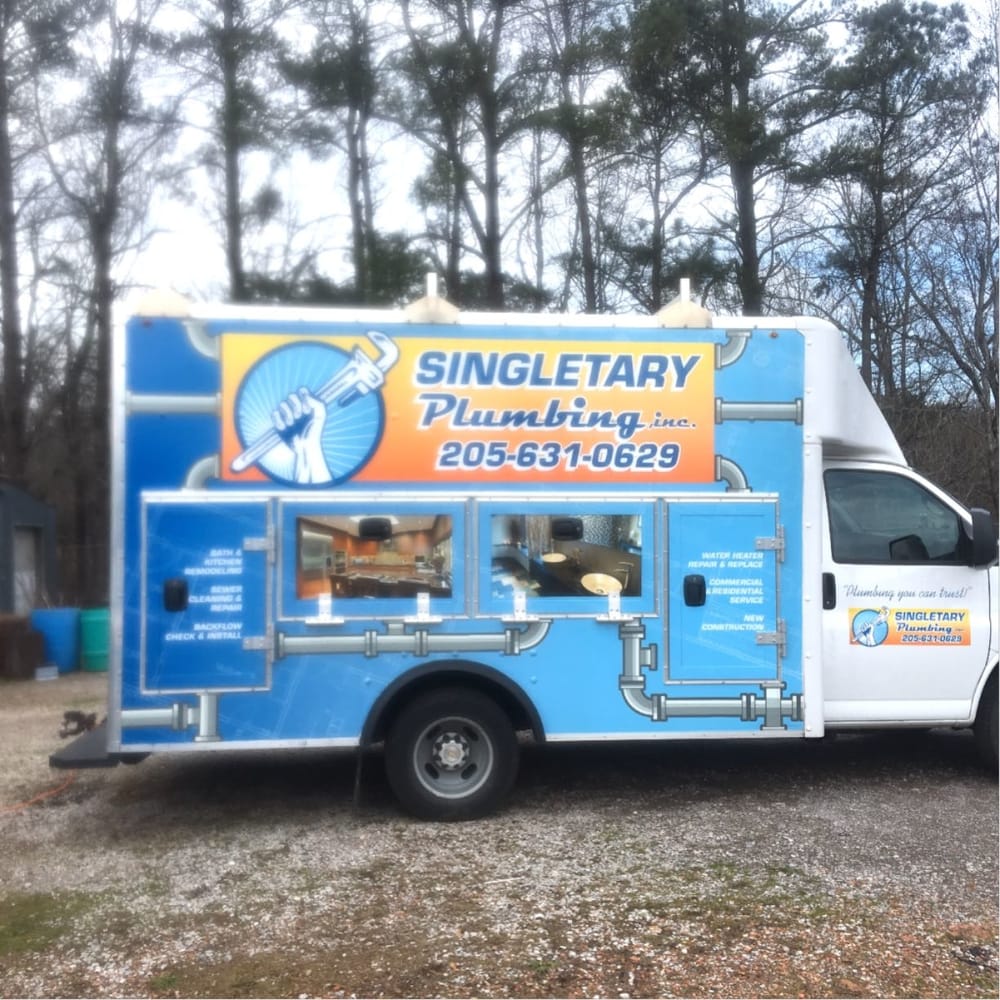 Slide of Singletary Plumbing