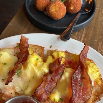 Lil Ba-Ba-Reeba! - Bacon bacon, egg & cheddar sandwich, Ibérico Ham Croquetas - Seafood Near Me - Chicago, Illinois Lil Ba-Ba-Reeba! - Bacon bacon, egg & cheddar sandwich, Ibérico Ham Croquetas - Seafood Near Me - Chicago, Illinois