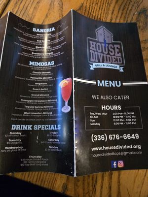 Menu photo 3 House Divided Bottle & Taps greensboro, NC
