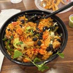 Luze Mexicano - Bowl with Taco Baja Shrimp