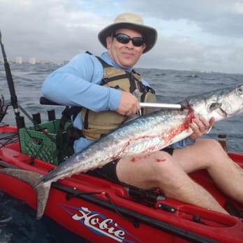Deep Blue Kayak Fishing - Nice King, wasn't easy getting him into the kayak but here he is! - Fishing Near Me - Boynton Beach, Florida Deep Blue Kayak Fishing - Nice King, wasn't easy getting him into the kayak but here he is! - Fishing Near Me - Boynton Beach, Florida