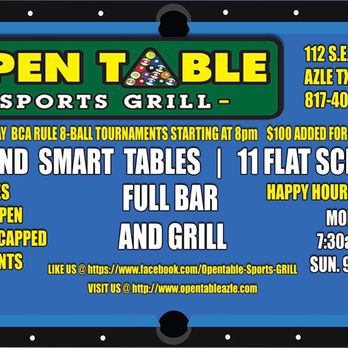 OpenTable Sports Grill - Check this out - Sports Bars Near Me - Azle, Texas OpenTable Sports Grill - Check this out - Sports Bars Near Me - Azle, Texas