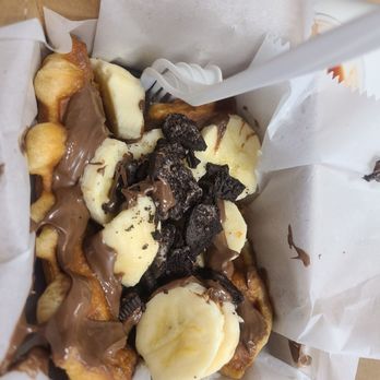 Truly Tea Cafe - Oreo Nutella waffle - Coffee & Tea Near Me - Pittsburg, California