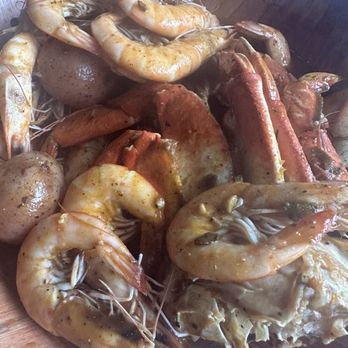 Chason's - shrimp & crab boil w- corn and potatoes - Seafood Near Me - Elk Grove, California