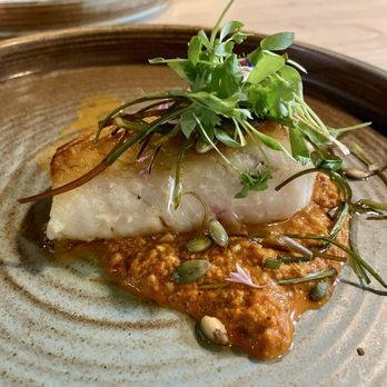 Crasqui - Cod on romesco - Venezuelan Near Me - Saint Paul, Minnesota