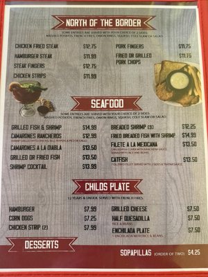 Menu photo 5 Ranchero's Restaurant Denver City, TX