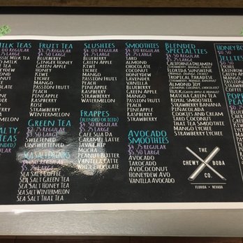 The Boba Company - Menu - Coffee & Tea Near Me - Orlando, Florida
