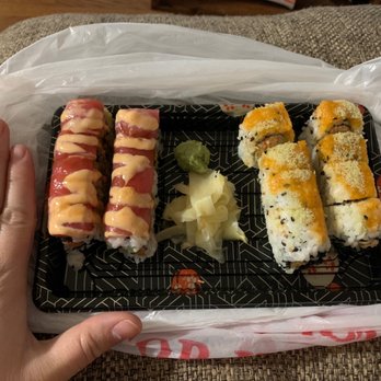 Black Ginger - Incredibly small Crabby Patty and Double Decker Tuna Roll - Sushi Bars Near Me - Greensboro, North Carolina Black Ginger - Incredibly small Crabby Patty and Double Decker Tuna Roll - Sushi Bars Near Me - Greensboro, North Carolina
