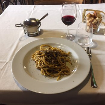 Trattoria all'Oca Bianca - Bigoli al ragu d'oca - Trattorie Near Me - Treviso, TV