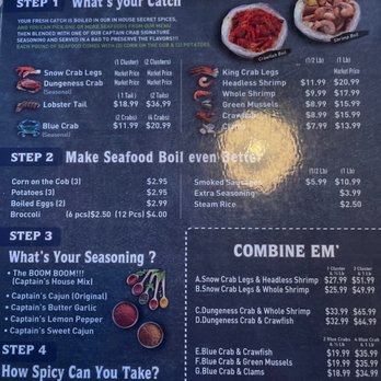 Captain Crab - Menu - Cajun/Creole Near Me - Brooklyn Center, Minnesota