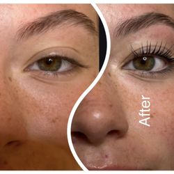 Lash lift and tint