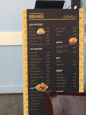 Menu photo 4 BIKANOS Sunnyvale, CA