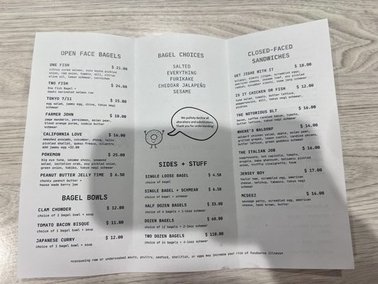 Menu photo 5 Rise Bagels Irvine, CA