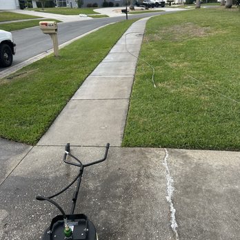 William Goold Pressure Washing - See how clean the sidewalk is in this picture - Pressure Washers Near Me William Goold Pressure Washing - See how clean the sidewalk is in this picture - Pressure Washers Near Me