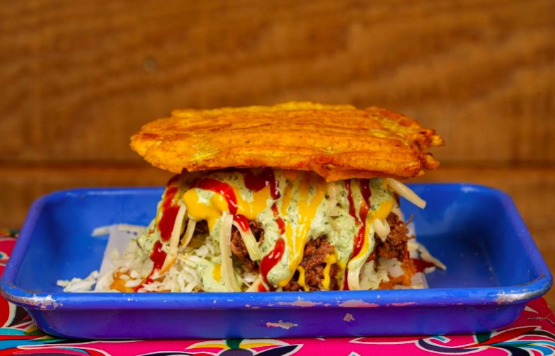 Food from Puyero Venezuelan Flavor on Campus