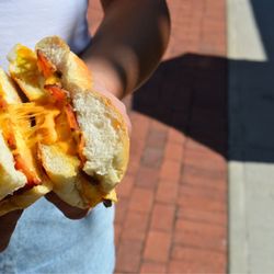 Bonfire Coffeehouse - Bacon egg and cheese aka the BEC