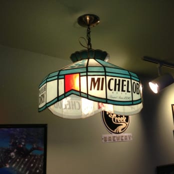 Upper Crust Pizza - Classic stained glass overhead lights in the bar 2013 - Pizza Near Me - Key Largo, Florida Upper Crust Pizza - Classic stained glass overhead lights in the bar 2013 - Pizza Near Me - Key Largo, Florida
