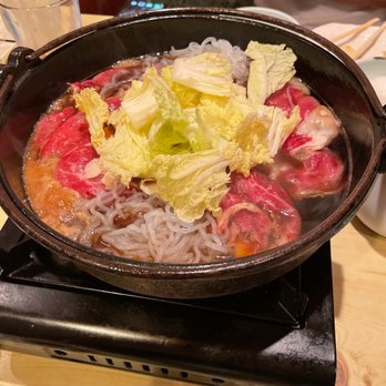 Yanagi Sushi - Sukiyaki in Pot - Japanese Near Me - Honolulu, Hawaii