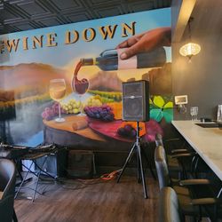 The Wine Down - Nice mural inside