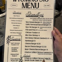 Wyoming 310 - Menu