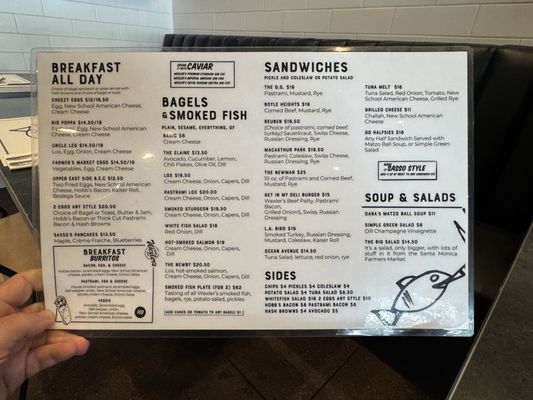 Menu photo 1 Wexler's Deli Santa Monica, CA Menu photo 1 Wexler's Deli Santa Monica, CA