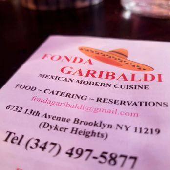 Fonda Garibaldi - New Mexican Cuisine Near Me - Brooklyn, New York
