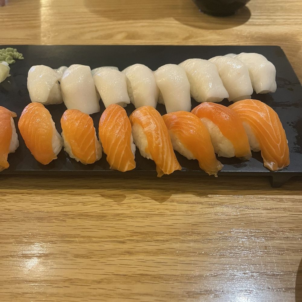 Sushi Yoto - This photo was taken July of 2024. The difference in portion size, taste and quality has declined. The same type of nigiri. - Sushi Bars Near Me - Pasadena, Texas Sushi Yoto - This photo was taken July of 2024. The difference in portion size, taste and quality has declined. The same type of nigiri. - Sushi Bars Near Me - Pasadena, Texas