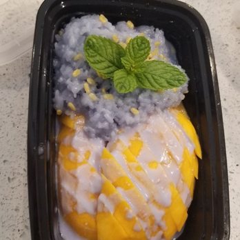 Thailicious - Mango and Rice....that's BLUE?!?!? - Thai Near Me - Artesia, California
