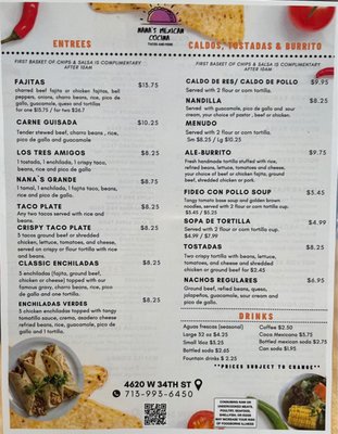 Menu photo 5 Nana’s Houston, TX